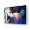 Witte Paard Glasschilderij