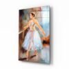 Ballerina Glasschilderij