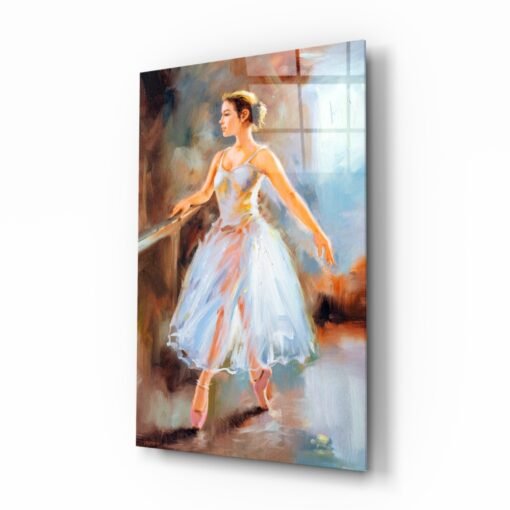 Ballerina Glasschilderij