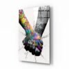 Graffiti Liefhebbende | Glasschilderij
