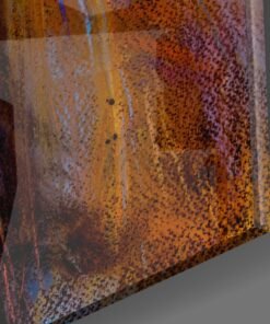 Alternative view of Paarden Portret Glasschilderij