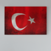 ALIVA 1219 canvas schilderij vlag turkije