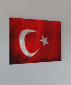 Alternative view of Canvas Schilderij Vlag Turkije 