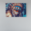 ALIVA 1221 indiase vrouw canvas schilderij