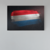 ALIVA 1222 vlag nederland canvas schilderij