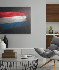 ALIVA 1222 vlag nederland canvas schilderij c