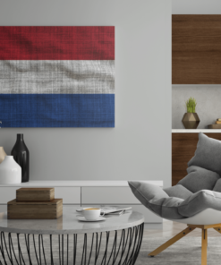 Nederland Vlag Canvas Schilderij - Afbeelding 3