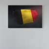 ALIVA 1224 canvas schilderij belgium vlag