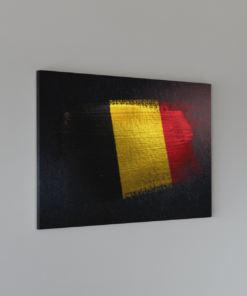 ALIVA 1224 canvas schilderij belgium vlag a
