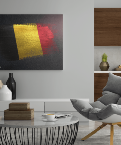ALIVA 1224 canvas schilderij belgium vlag b