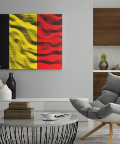 ALIVA 1225 vlag belgium canvas schilderij a