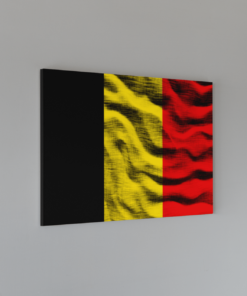 ALIVA 1225 vlag belgium canvas schilderij b