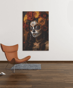 ALIVA 1304 dia dE los muertos canvas schilderij b min