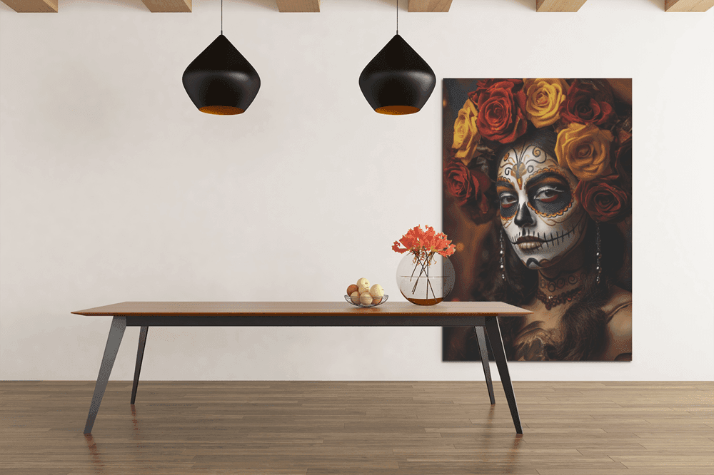 ALIVA 1304 dia dE los muertos canvas schilderij e min