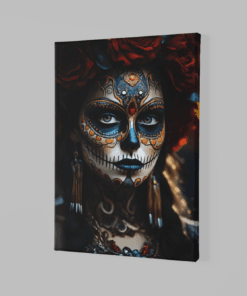 ALIVA 1306 day of the dead canvas schilderij a