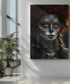 ALIVA 1306 day of the dead canvas schilderij c