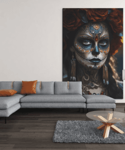 ALIVA 1306 day of the dead canvas schilderij d
