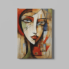 ALIVA 1313 abstract gezicht canvas schilderij min