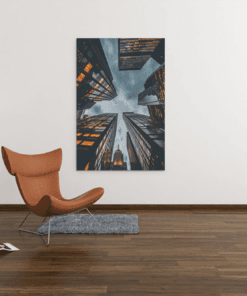 ALIVA 1315 wolkenkrabbers canvas schilderij b min
