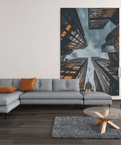 ALIVA 1315 wolkenkrabbers canvas schilderij c min