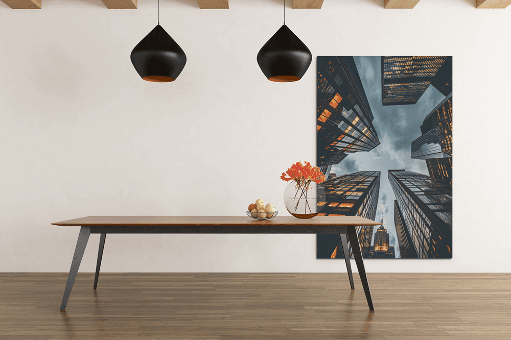 ALIVA 1315 wolkenkrabbers canvas schilderij d min