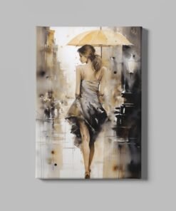 Schilderij Vrouw Canvas