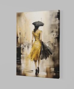 Alternative view of Vrouw Schilderij  Canvas