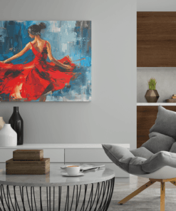 ALIVA 1321 schilderij vrouw canvas b min
