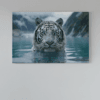 ALIVA 1322 tijger grijs canvas schilderij min