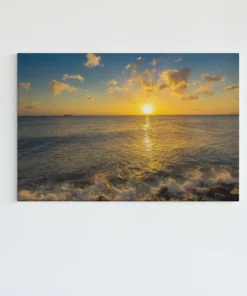 zonsondergang-canvas-schilderij-b