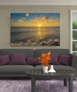 ALIVA 1504 zonsondergang canvas schilderij d