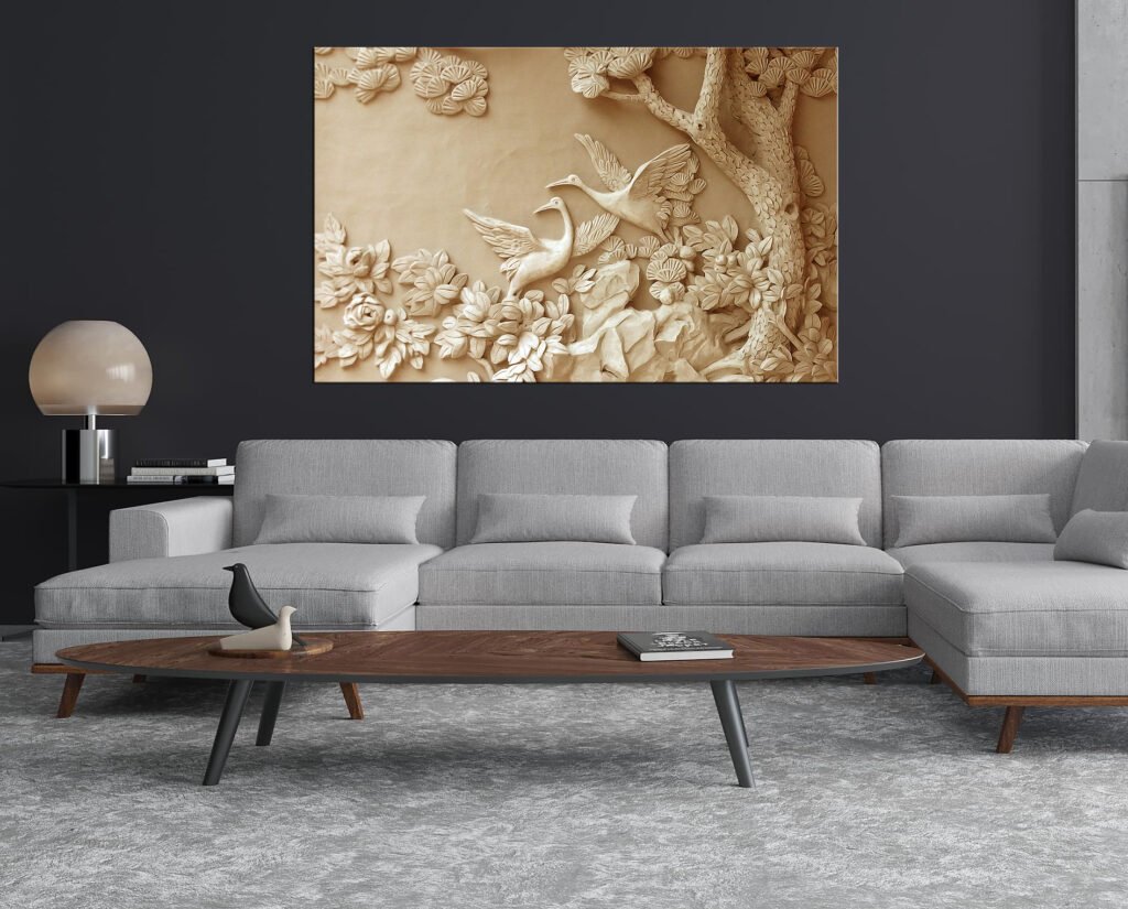 Canvas Schilderij Abstract Vogels