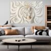 Vrouw 3D-effect Canvas Schilderij