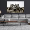 Dieren Zebra's Canvas Schilderij