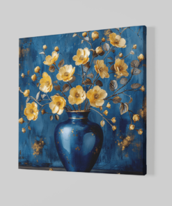 Alternative view of Vaas met Bloemen Canvas Schilderij
