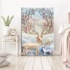 Dieren Schilderij Herten Canvas