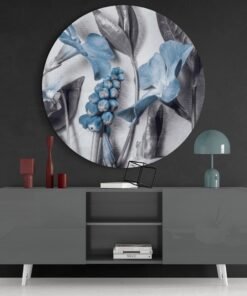 Lelie Glasschilderij