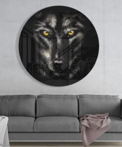 Wolf Glasschilderij