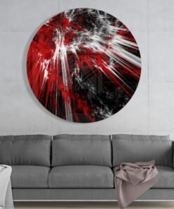 Kleur Explosie Glasschilderij