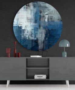 Abstracte Kleuren Glasschilderij - Afbeelding 4
