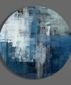 Abstracte Kleuren Glasschilderij - Afbeelding 3