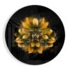 Gouden Bloem Glasschilderij