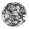 Abstract Rook Glasschilderij