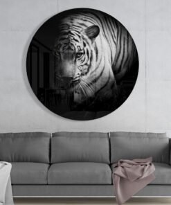 Tijger Glasschilderij