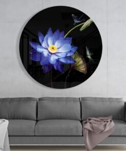 Bloem Glasschilderij