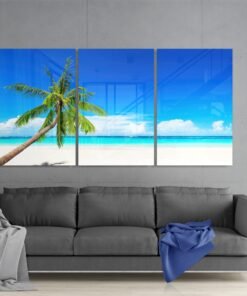 Palmboom Glasschilderij