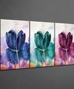 Alternative view of Tulpen Glasschilderij