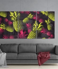 Fruit Ananas Glasschilderij