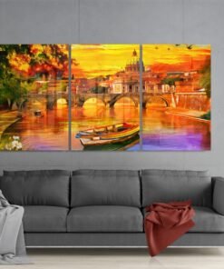Landschap Kunst Glasschilderij