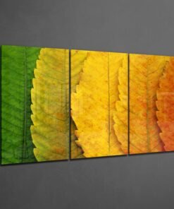 Alternative view of Herfst Bladeren Glasschilderij